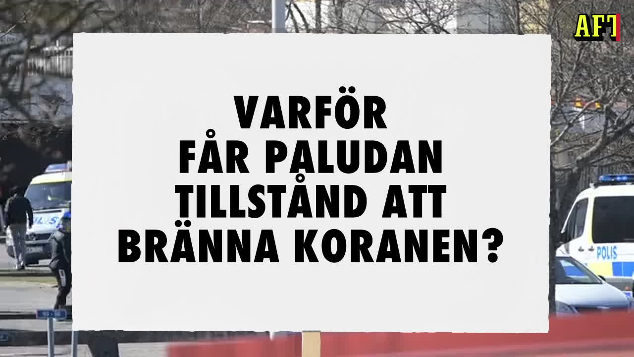 Varför får man bränna koranen i Sverige?