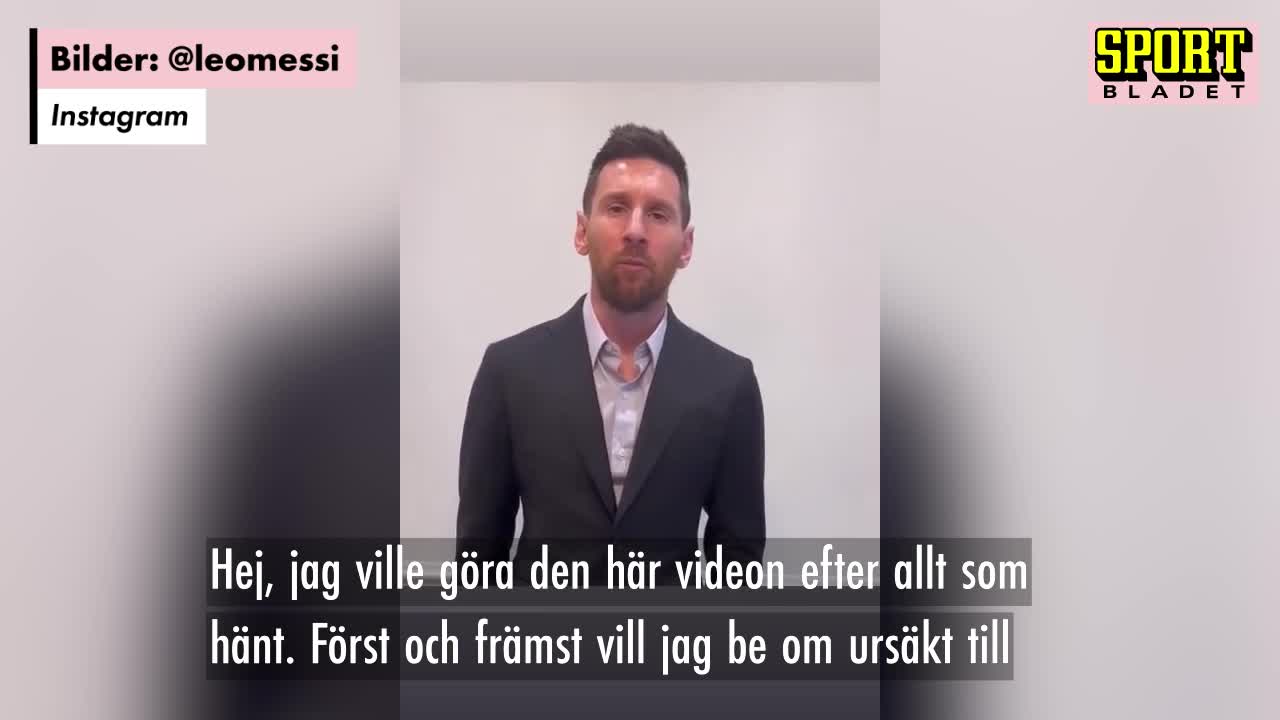 Lionel Messi pudlar – bryter tystnaden