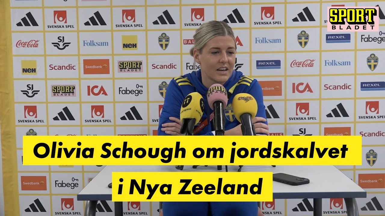 Landslaget kände av jordskalv: "Helt plötsligt skakade fåtöljen"