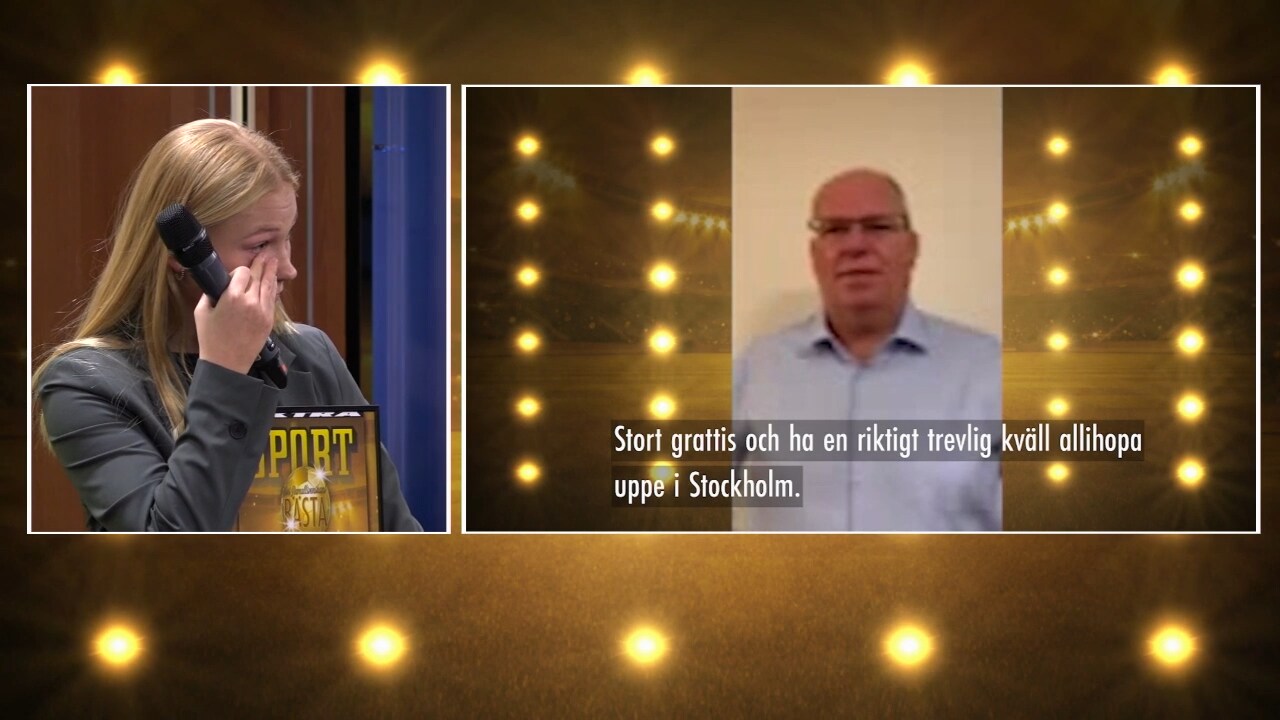 Rörd till tårar efter priset