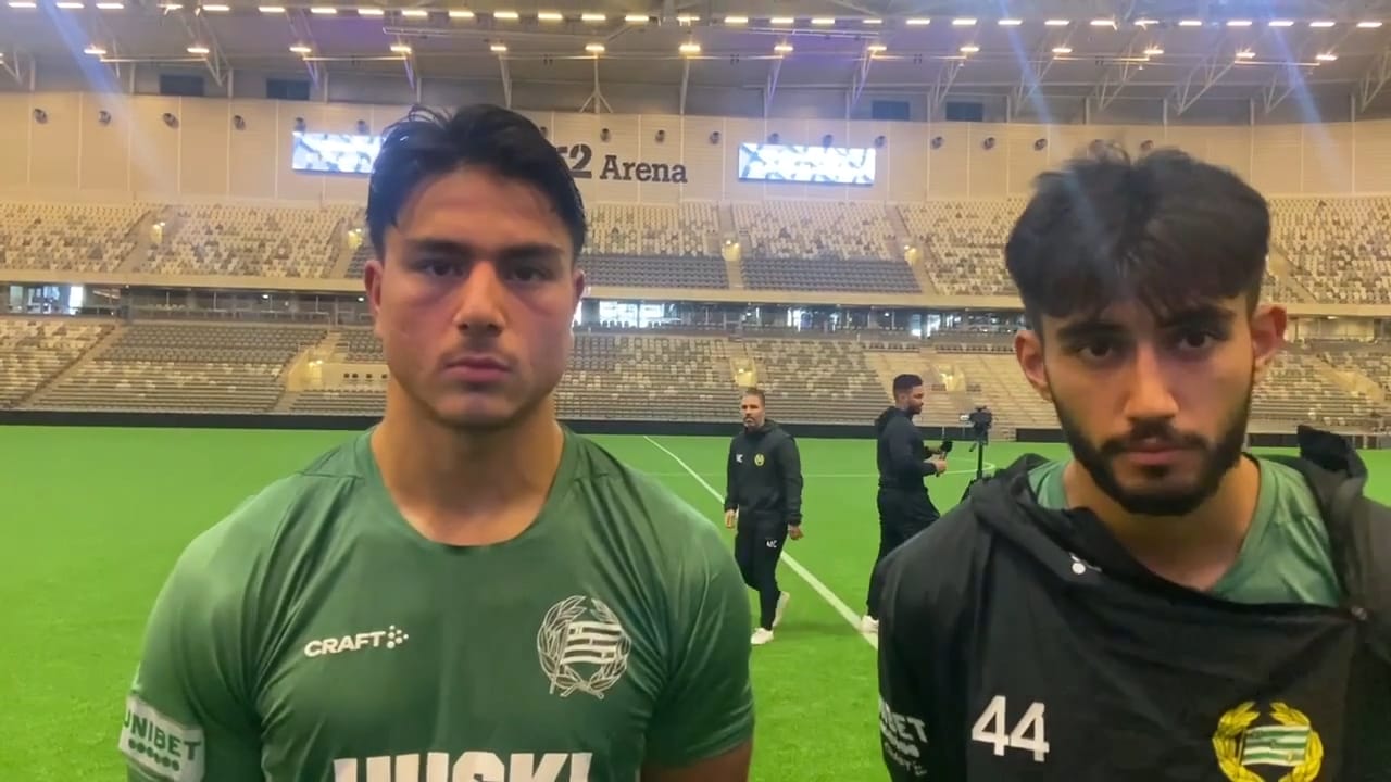 Hammarbys anfallare Erabi och Madjed inför derbyt mot AIK