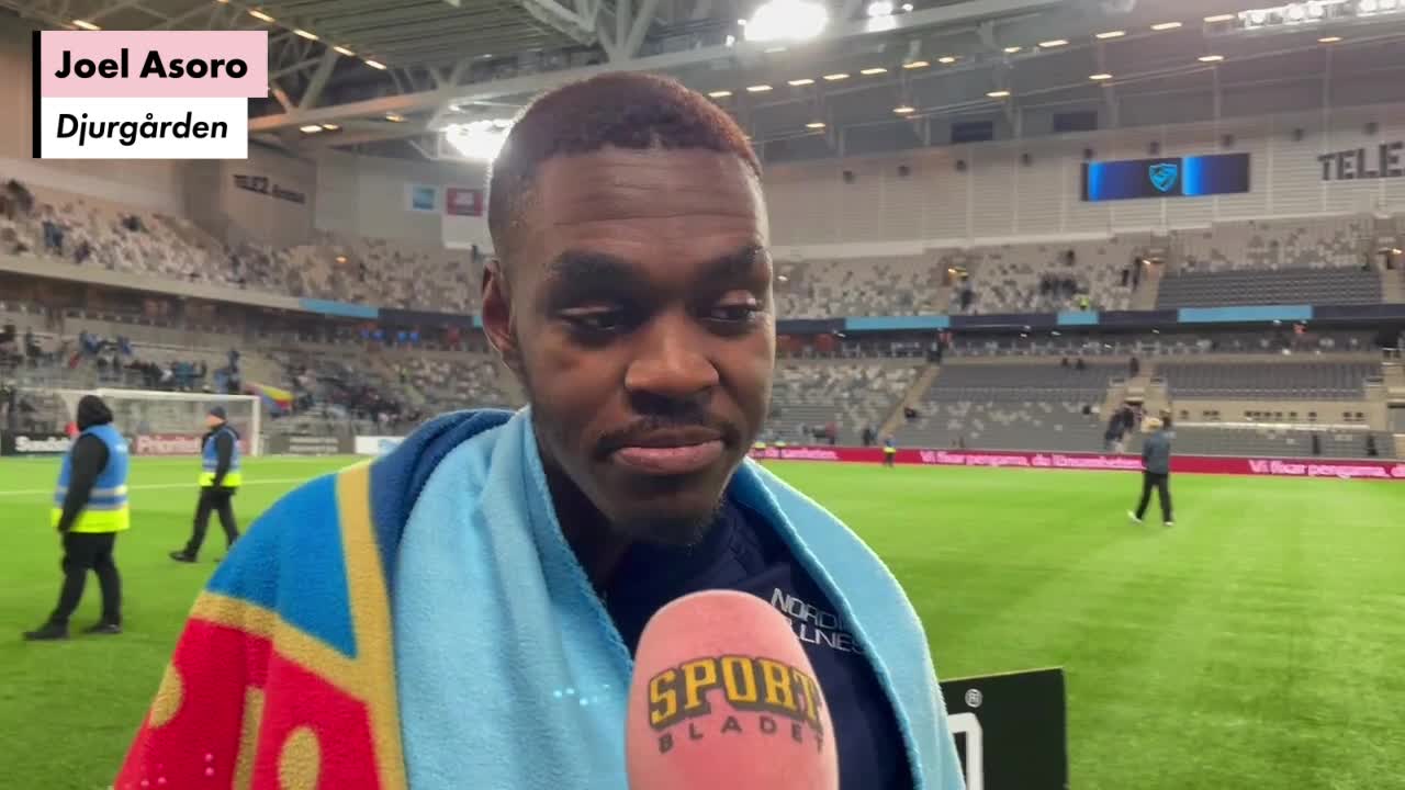 Joel Asoro: "Fett trött"