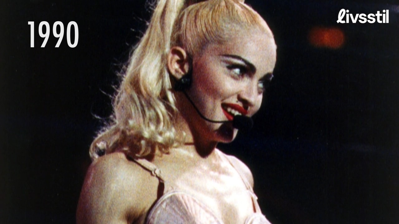 Madonnas stilresa genom åren