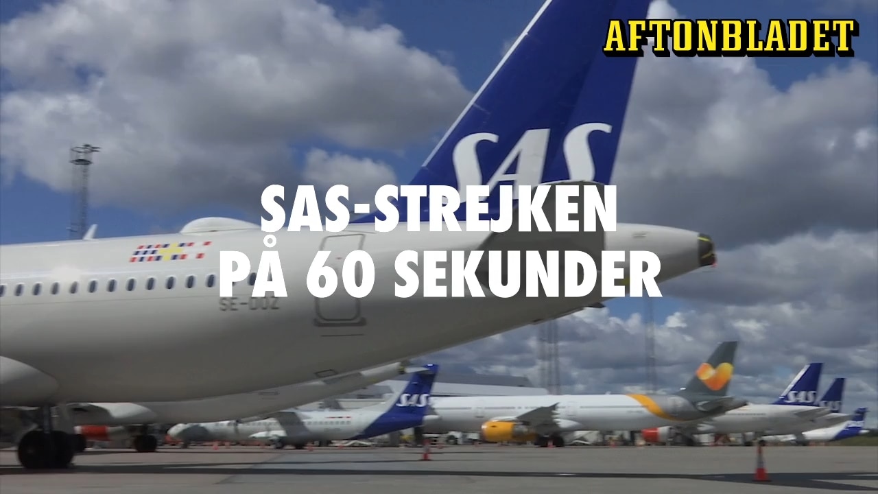 SAS-strejken 2022 – på 60 sekunder