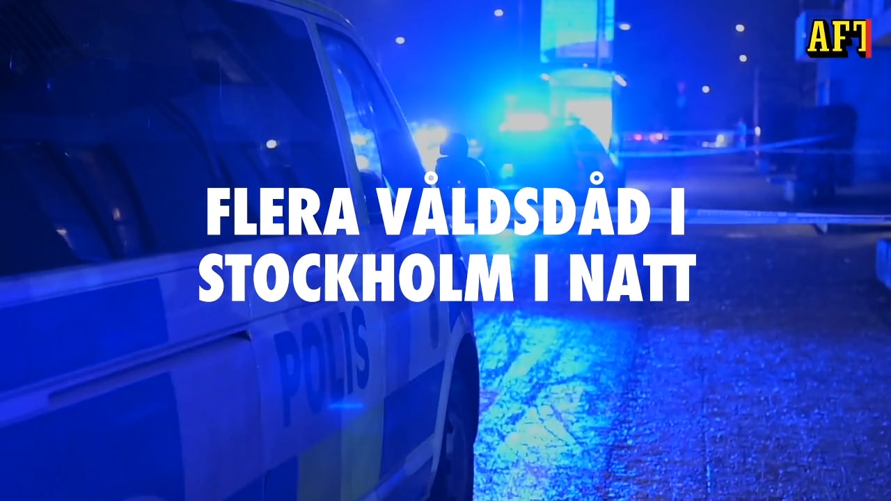 Ny våldsam natt i Stockholm – man skjuten till döds