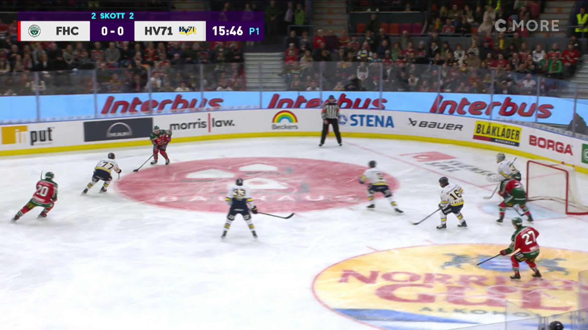 Johan Lindbom inför HV71-Färjestad BK