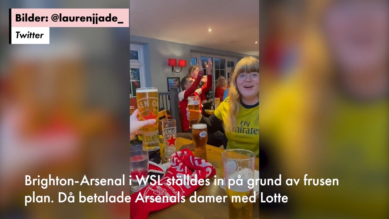 Hyllar Arsenalstjärnan efter pub-bidraget