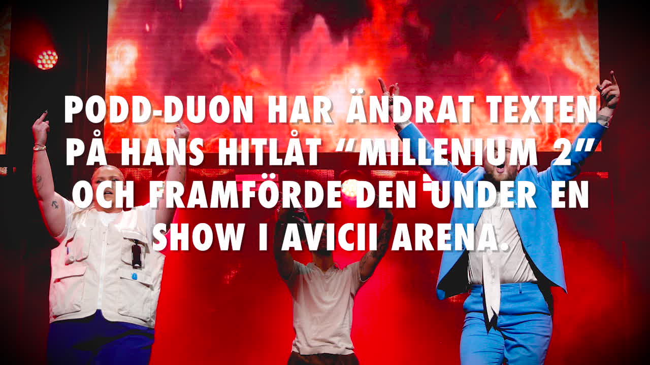 Markoolio upprörd efter podd-duons Ebba Busch-låt