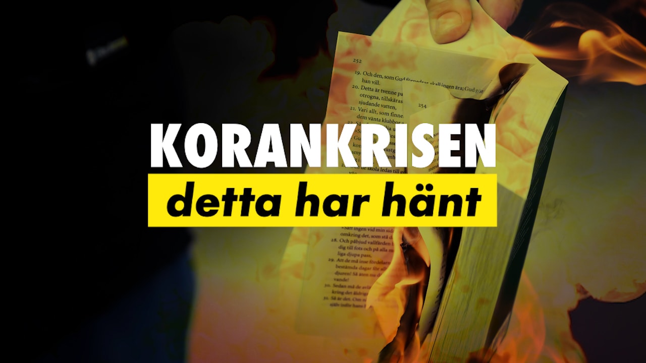 Terrorhot och diplomatsprickor: Korankrisen – detta har hänt