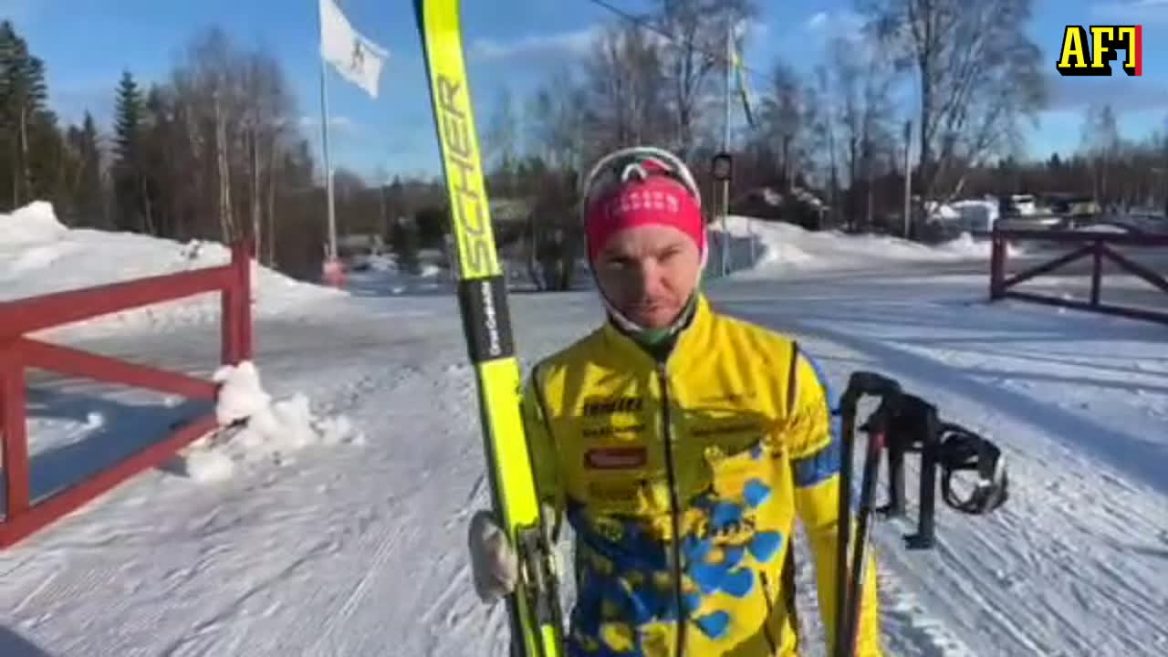 Robin åker Vasaloppet baklänges – samlar pengar till Ukraina