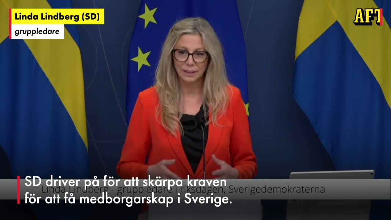 SD driver på för tuffare krav för medborgarskap