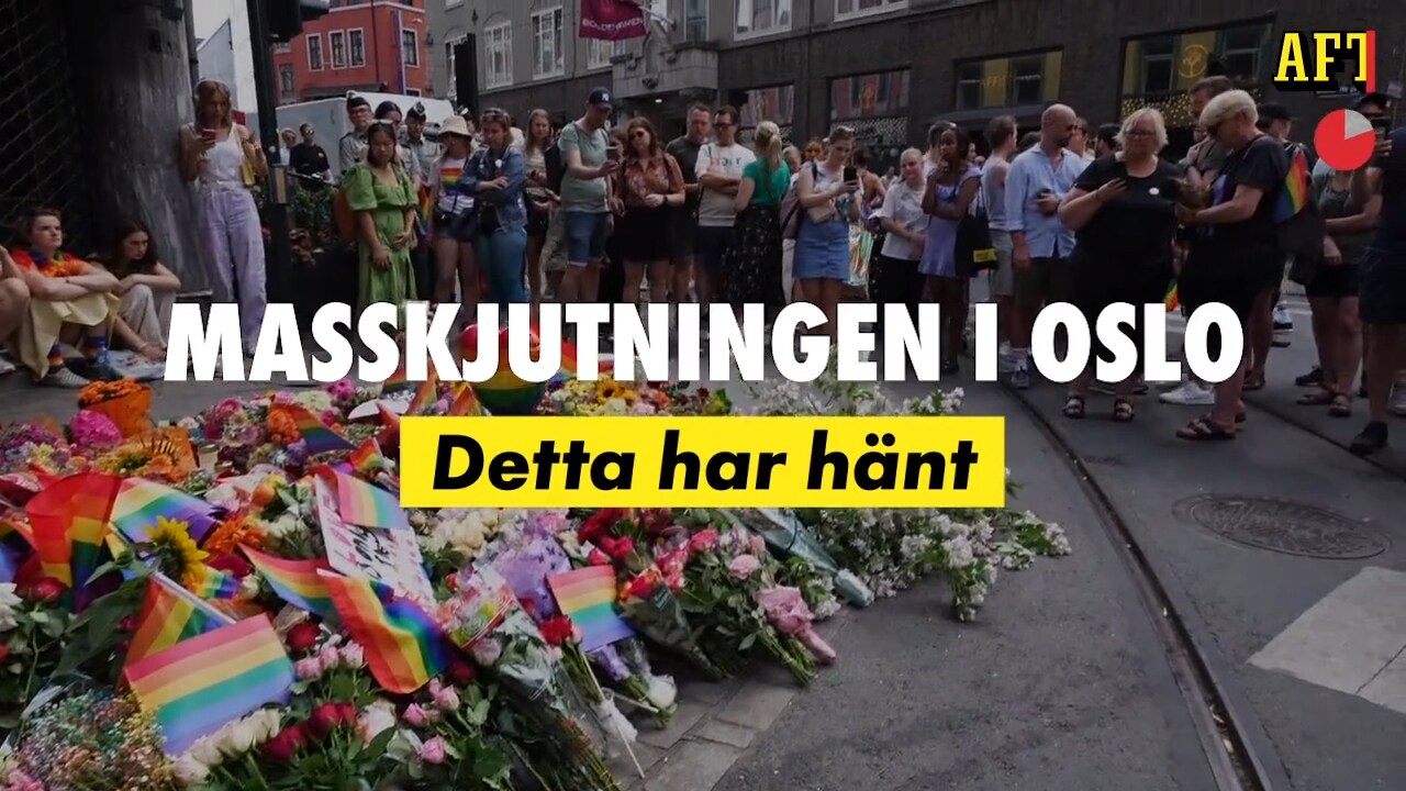 Masskjutningen i Oslo - Detta har hänt