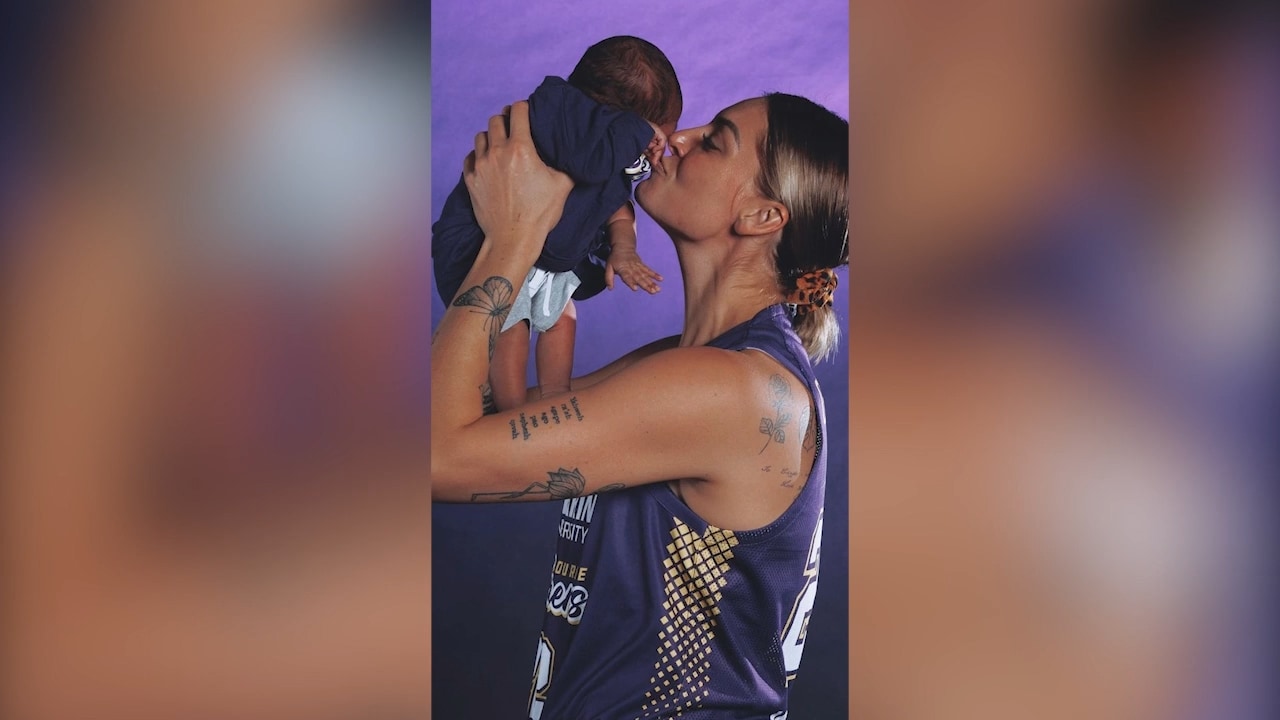 Basketstjärnan har blivit mamma – svägerskan skänkte sitt barn