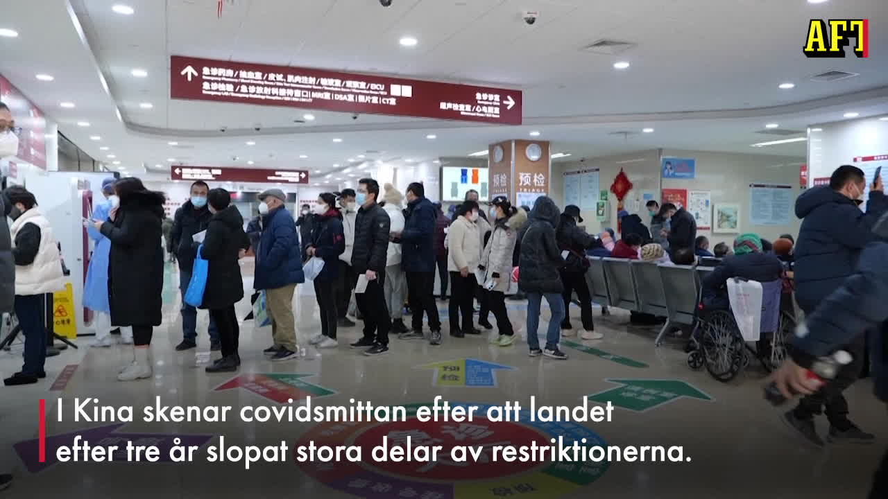 Flera länder kräver negativt covidtest när Kina börjar resa igen