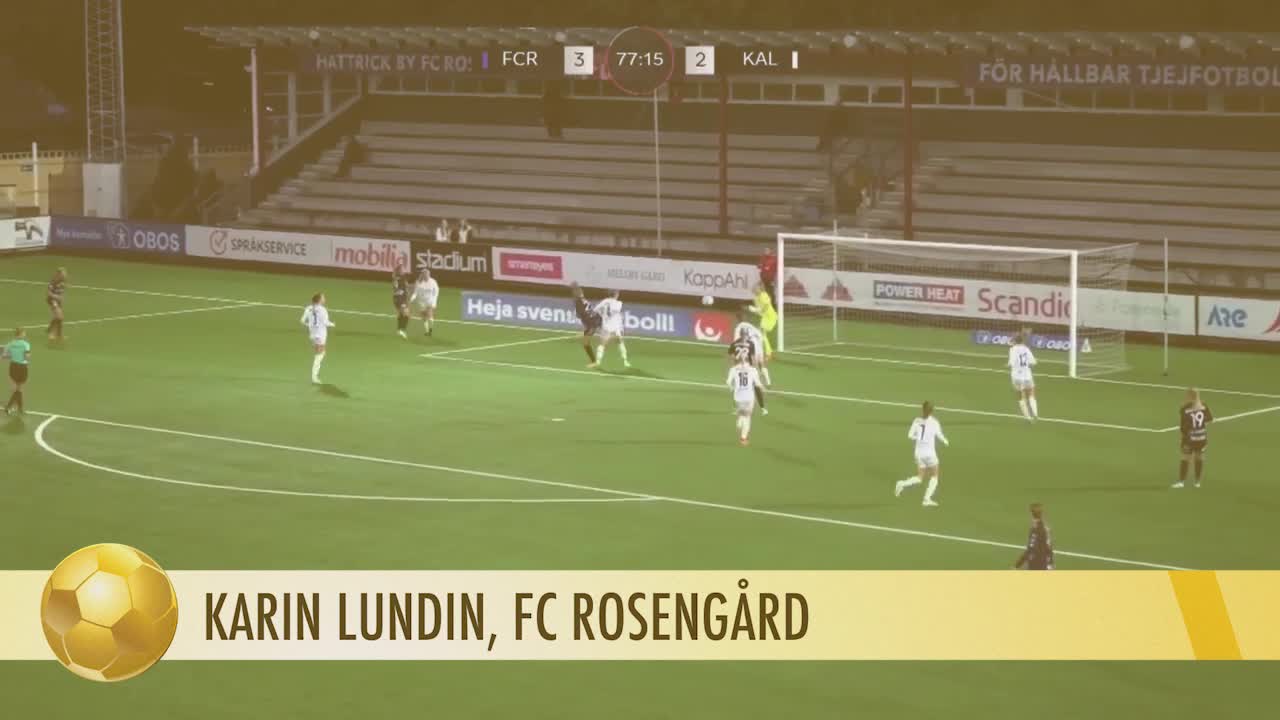 Årets hattrick - Karin Lundin, FC Rosengård