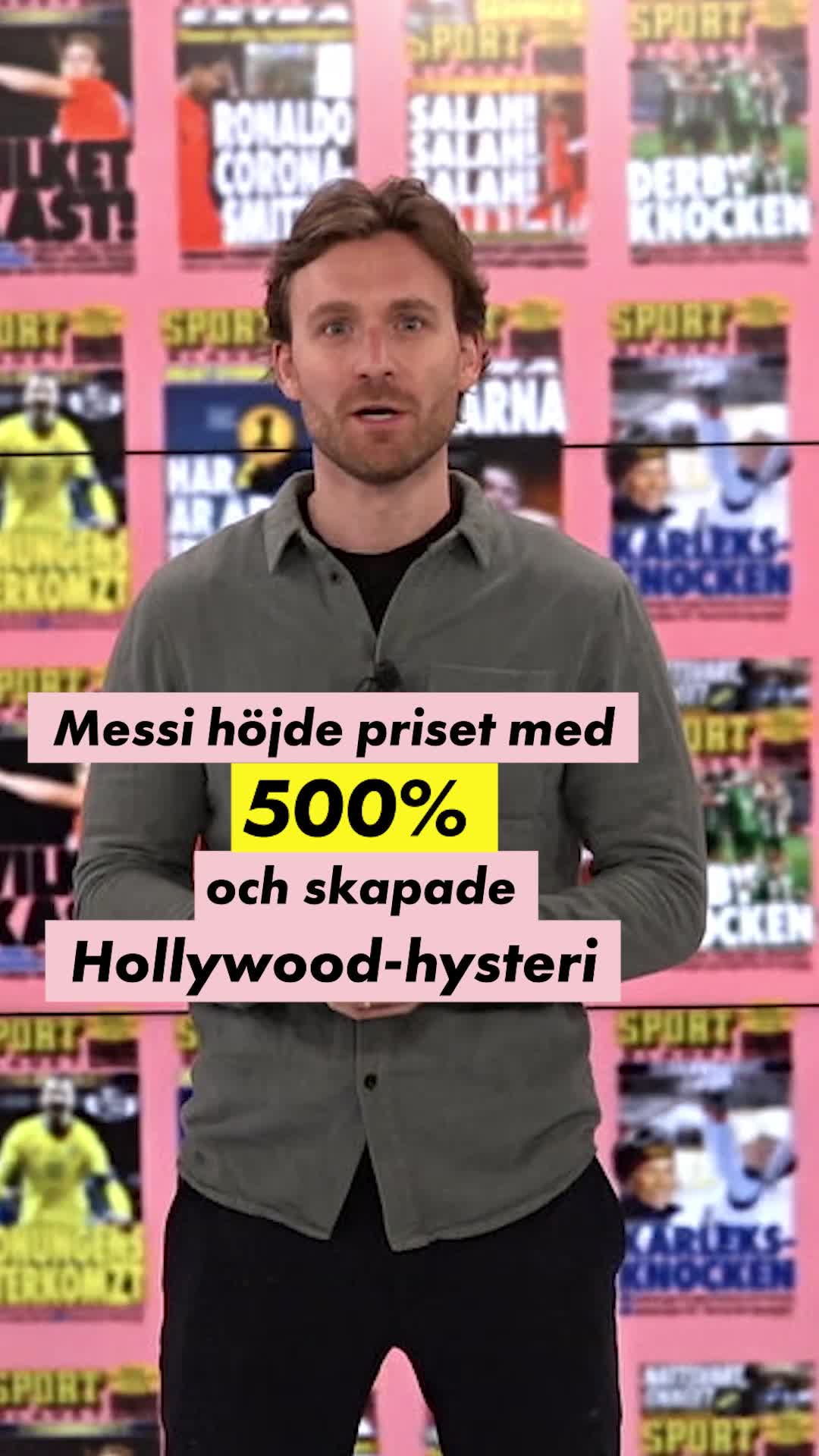 Hollywood-hysteri när Messi kom till Los Angeles