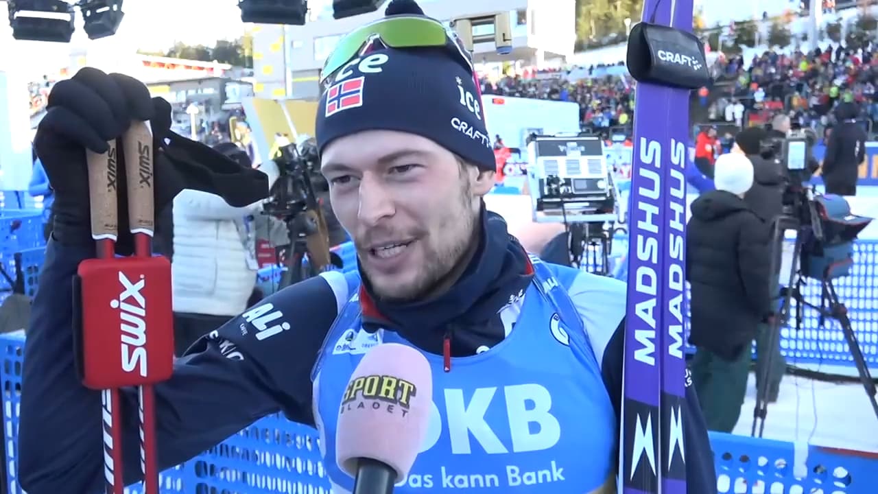 Laegreid om kampen med Samuelsson: "Kul med drama och kul att vara före"