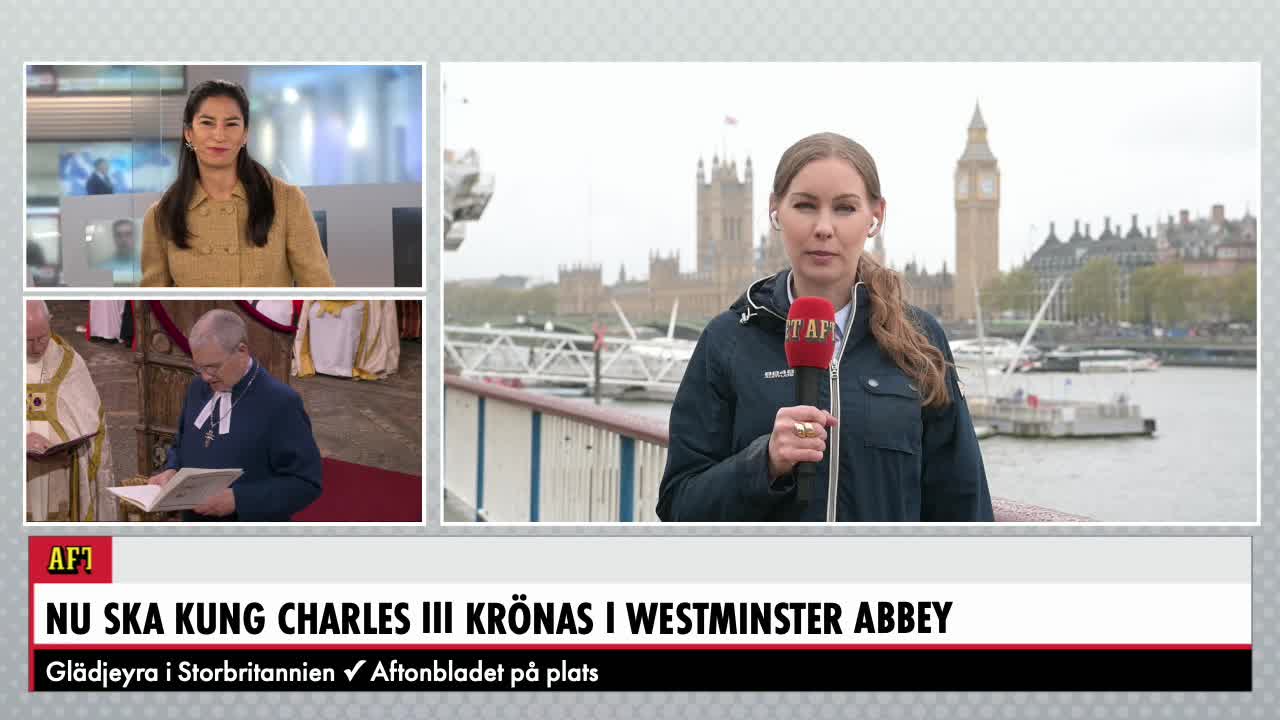 Nu kröns kung Charles – Aftonbladet på plats i London