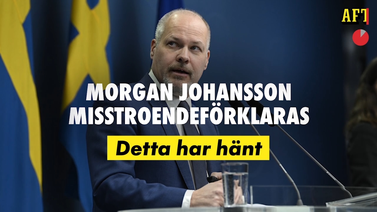 Misstroendeförklaringen mot Morgan Johansson - Detta har hänt