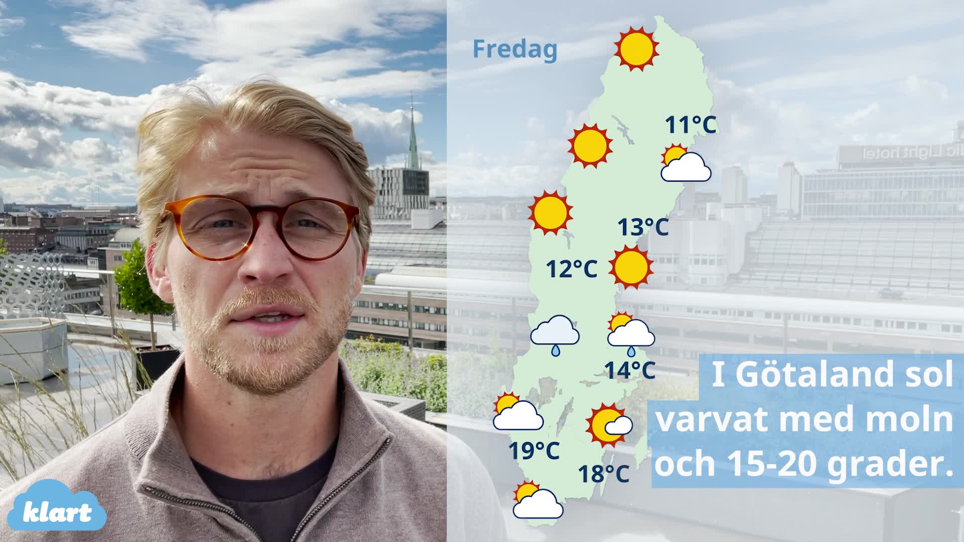 Så blir vädret helgen v.35 - Hör meteorologen Mikael Luhr