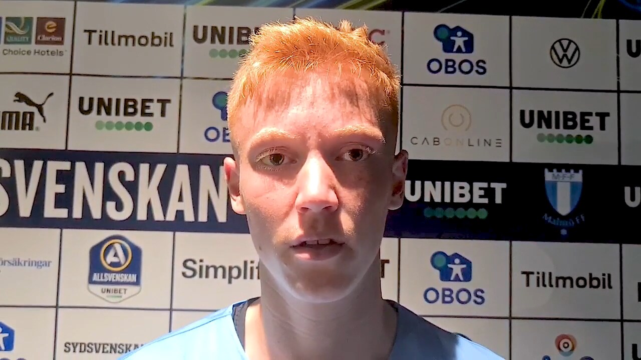 Hugo Larsson efter nytt kontrakt och seger