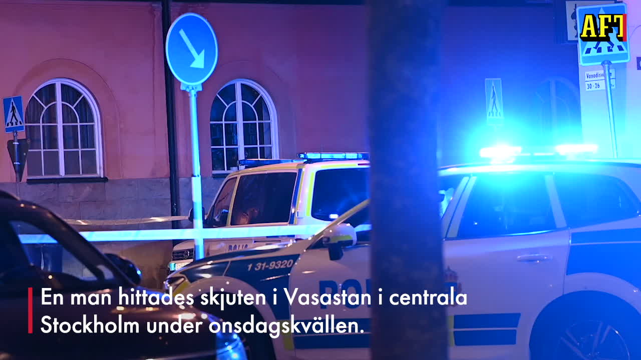 Man död efter skjutning i Vasastan
