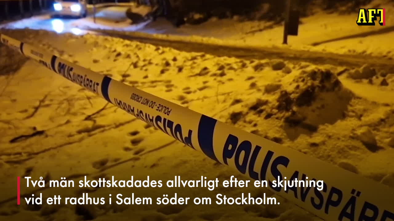 Två män skottskadade efter skjutning i Salem