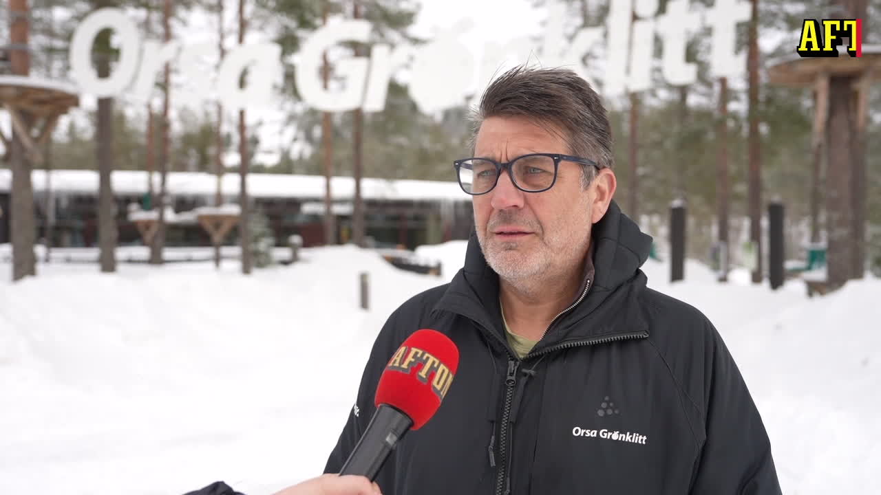 Djuren kvar i stängda djurparken: ''Superhäftigt med vargar längs liftspåren''