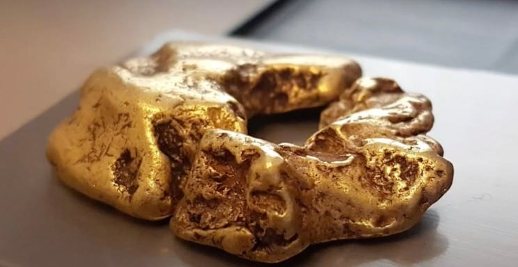 Rekordstor guldklimp hittad