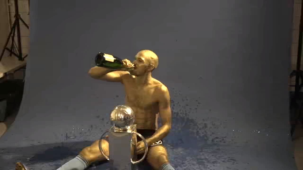 Danielson överraskas under guldmålningen