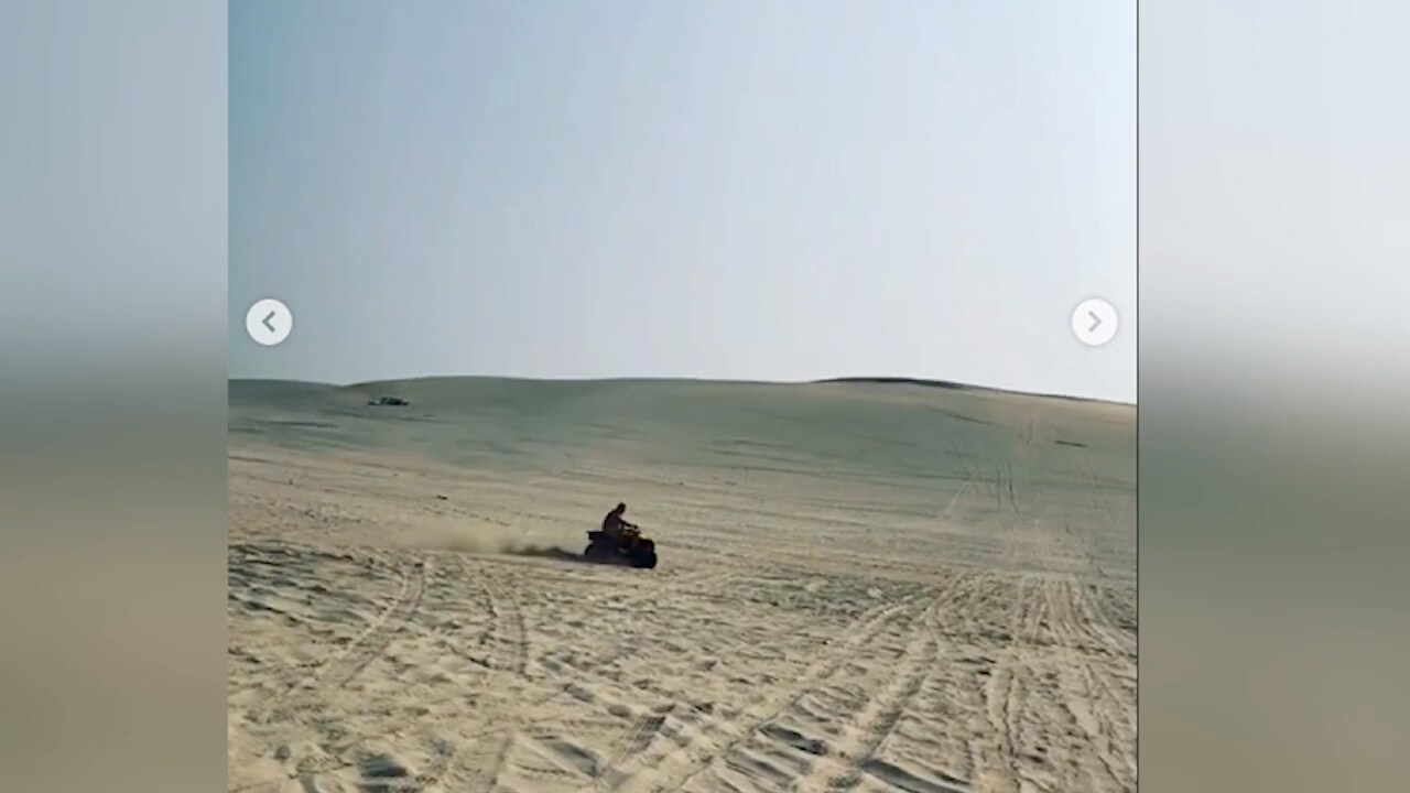 Stavhopparen till sjukhus – efter krasch i öknen