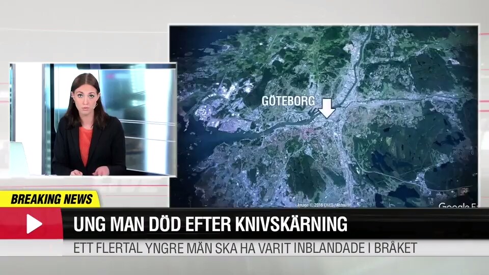 Ung man död efter knivskärning