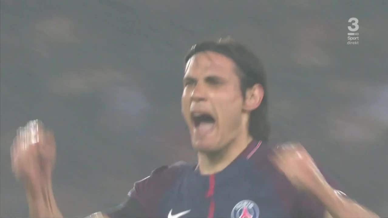 Här slår Cavani Zlatans rekord