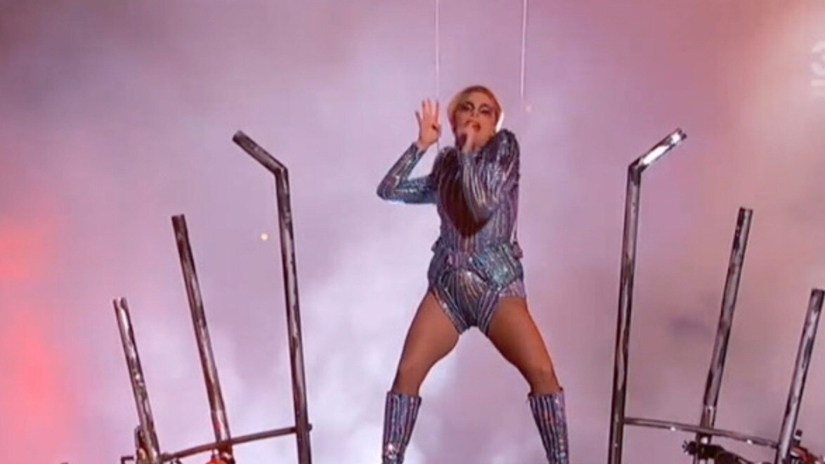 Lady Gaga gjorde spektakulär entré