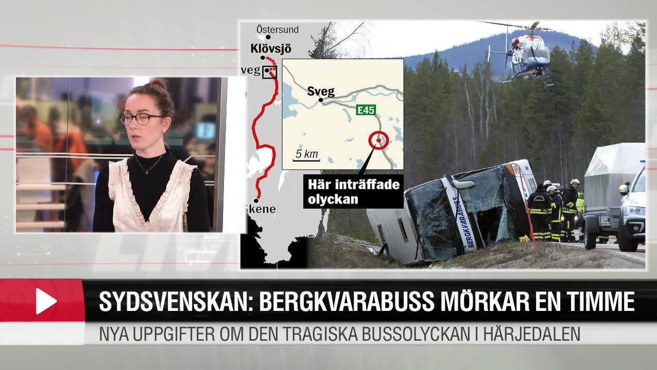 Chauffören på olycksbussen hade redan kört en timme