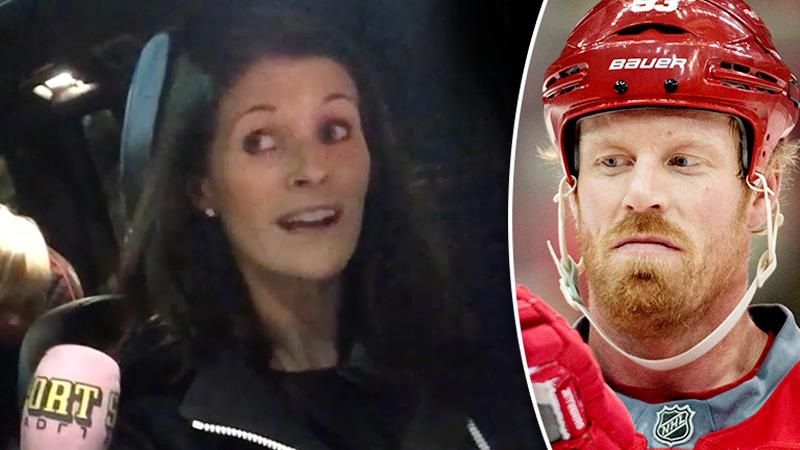 Följ med fru Franzén under en match