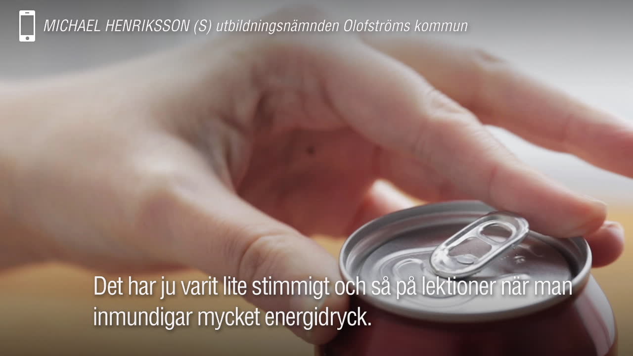 Här är skolan som förbjuder eleverna att dricka energidryck