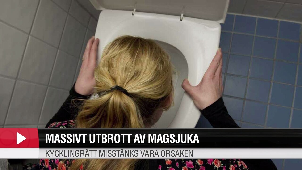 Stort utbrott av magsjuka på grundskola