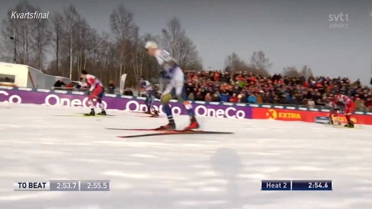 Peterson föll i jakten på final