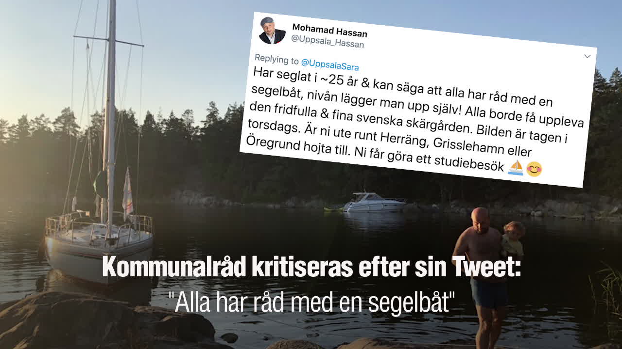 Kommunalrådet: ”Alla har råd med en segelbåt”