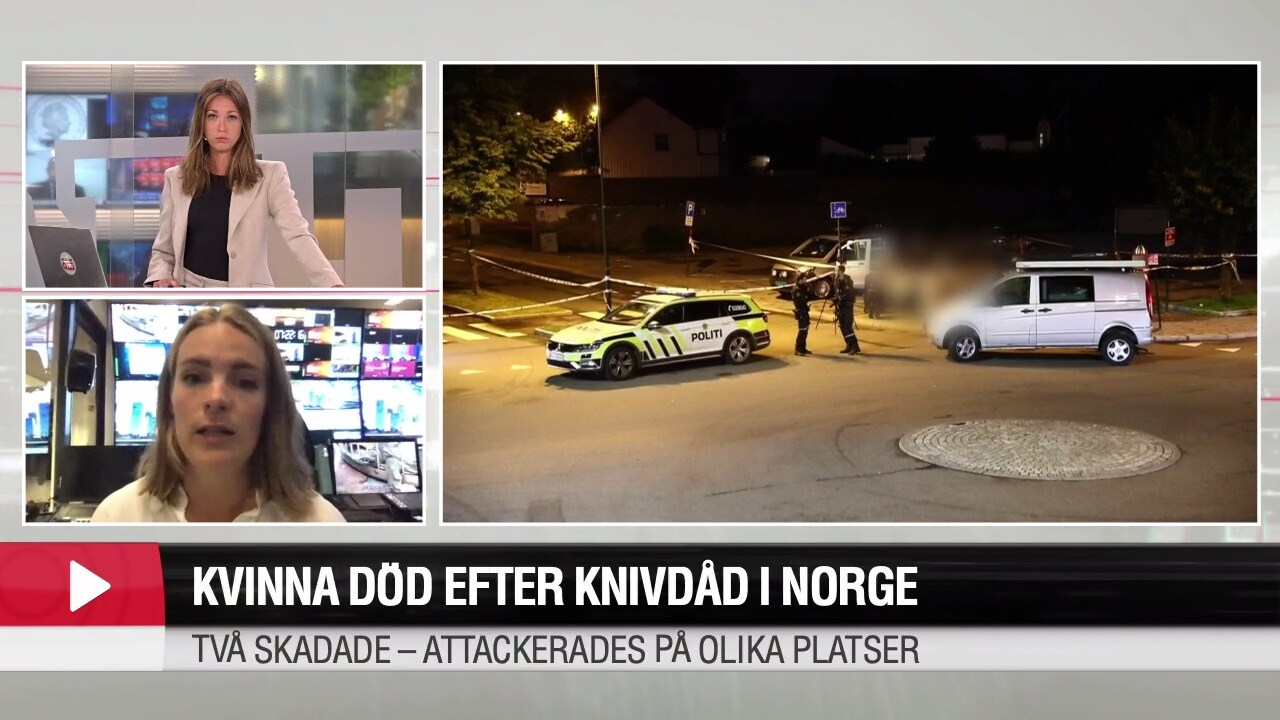 Kvinna död i knivdåd i Norge