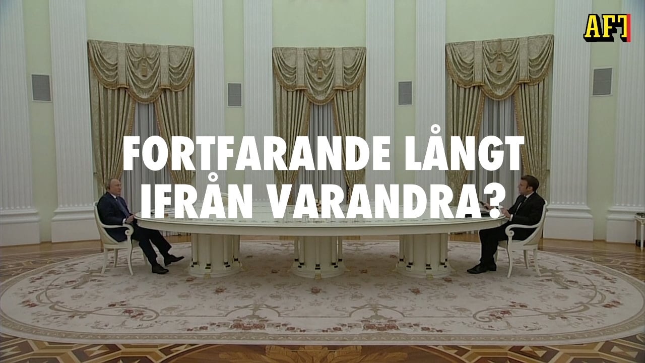 Putin och Macron – Fortfarande långt ifrån varandra