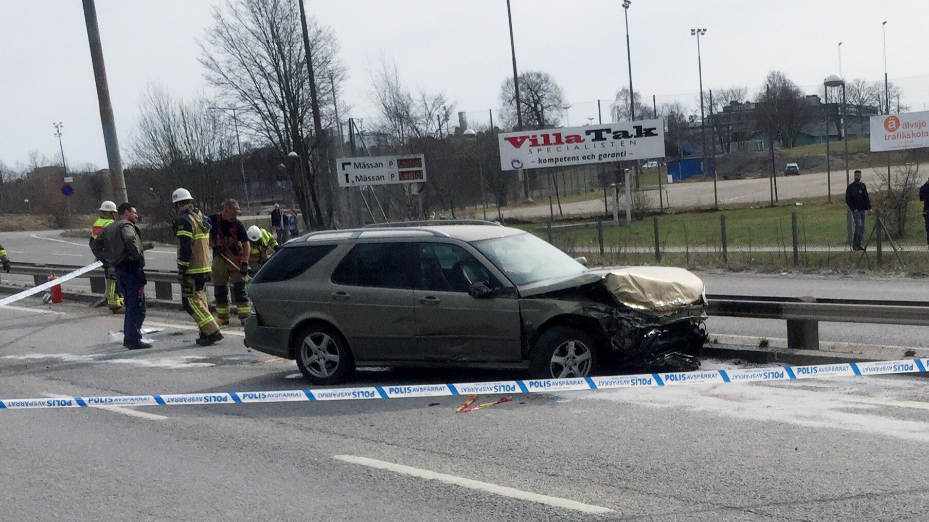 Allvarligt skadad efter polisjakt