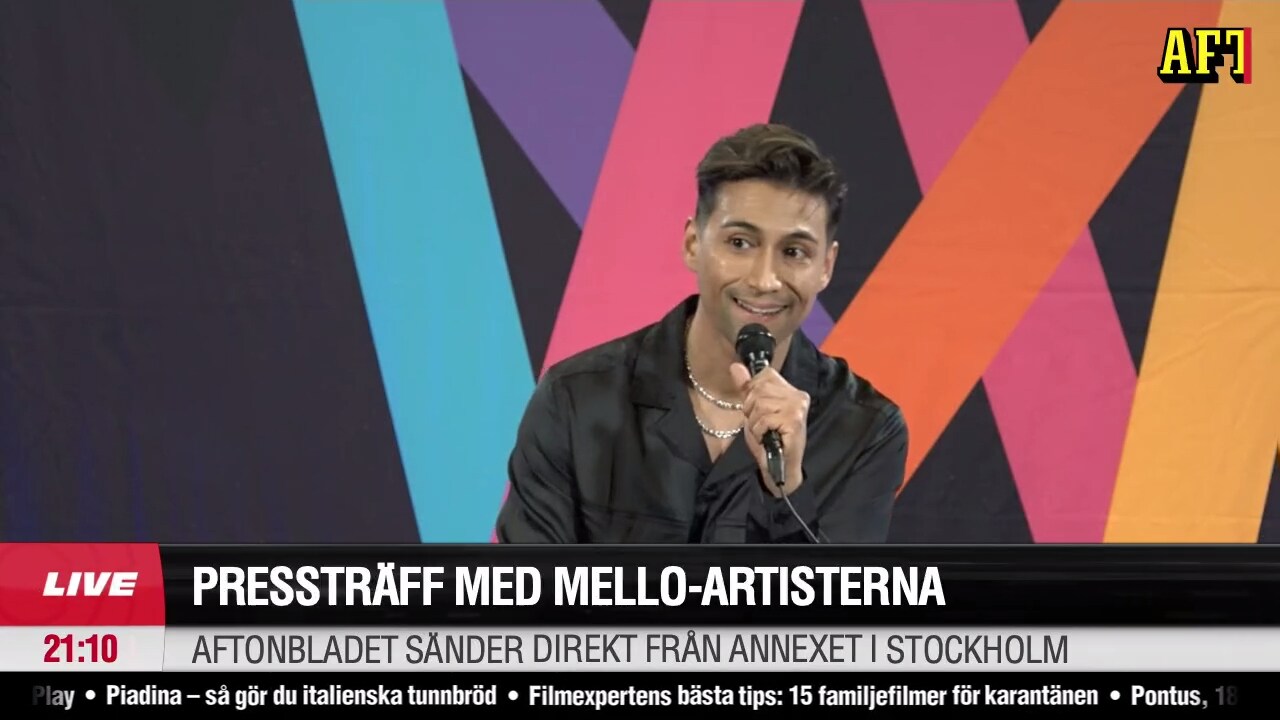 Alvaro Estrella har med sig kärleken på scen: "Det betyder allt"