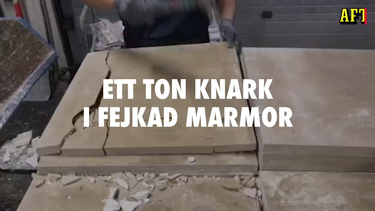 Knark i marmor – här avslöjar Tullverket smugglarnas knep