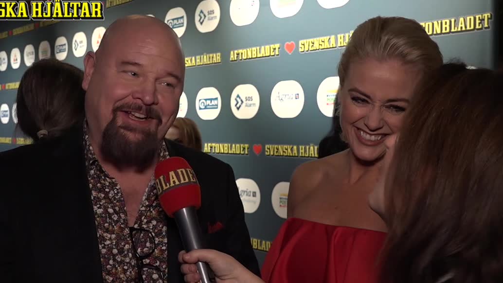 Stjärnorna flockades för att hylla Svenska Hjältarna