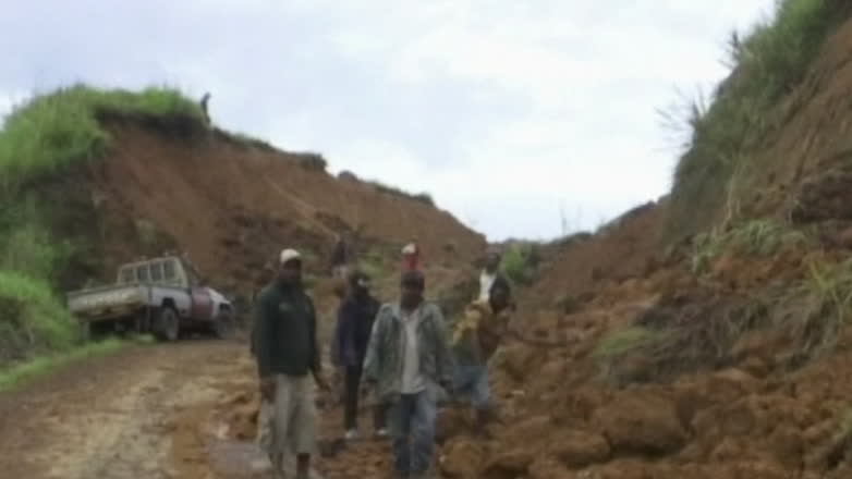 Stor förödelse i Papua Nya Guinea