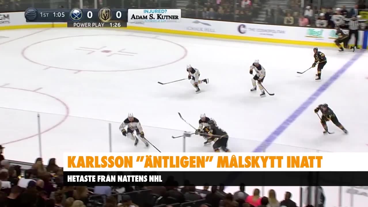 William Karlsson spräcker sin målnolla