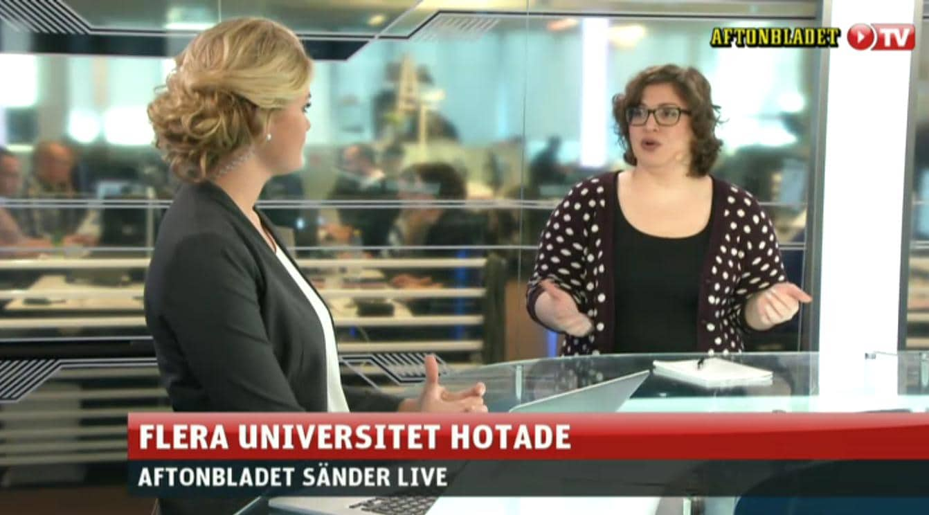 Universitet hålls stängt efter hot