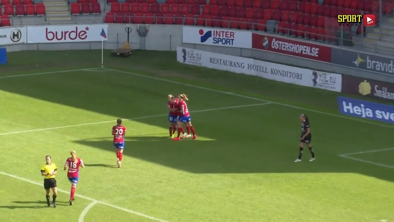 Se Gielniks två fullträffar i bottenmötet mot Växjö